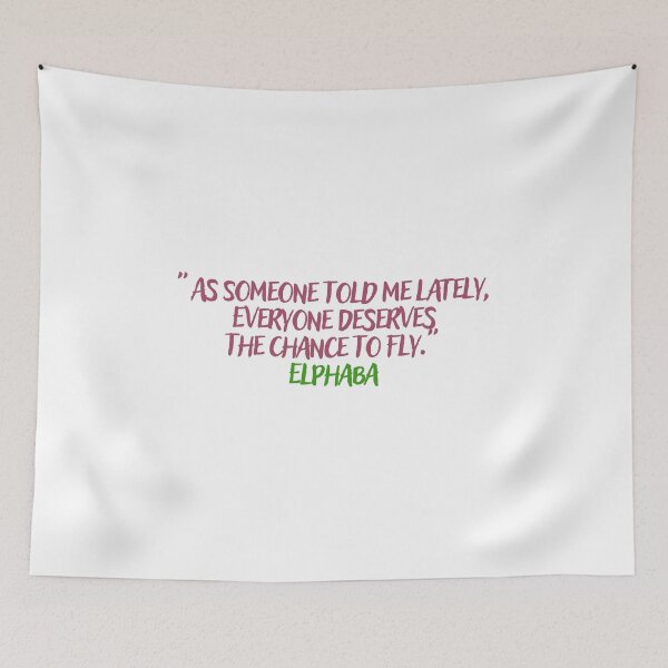 Item preview, Elphaba quotes designed and sold by DelfisArt.