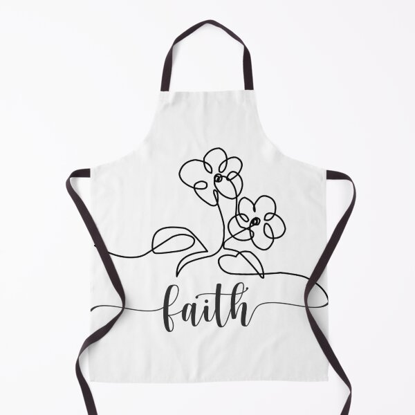 Item preview, Faith Chritian Typography Line Design designed and sold by Our Bible Journey.
