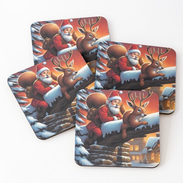 Item preview, Red Squirrel celebrating Christmas designed and sold by Colin Bentham.