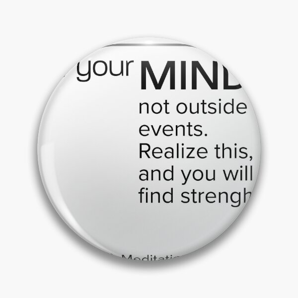 Item preview, Power of Mind: Marcus Aurelius Meditation designed and sold by redbachaco.