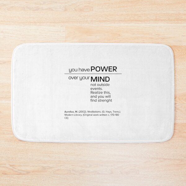 Item preview, Power of Mind: Marcus Aurelius Meditation designed and sold by redbachaco.
