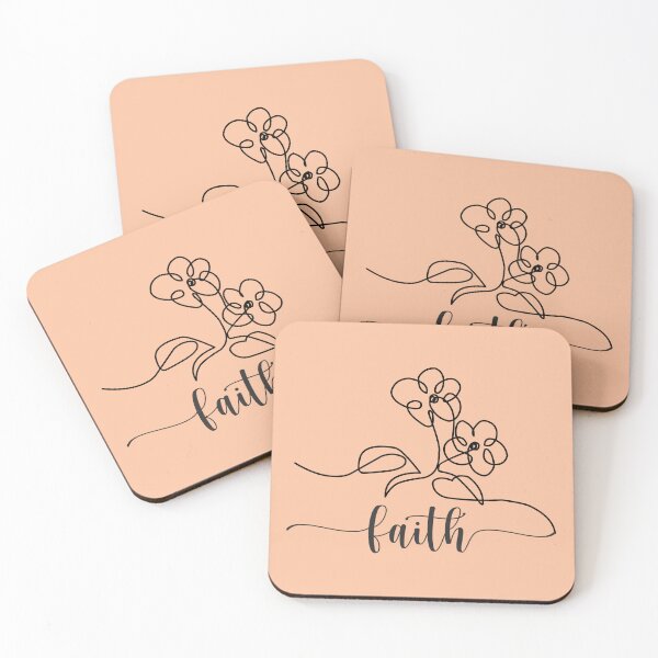 Item preview, Faith Chistian Typography Line Design designed and sold by Our Bible Journey.