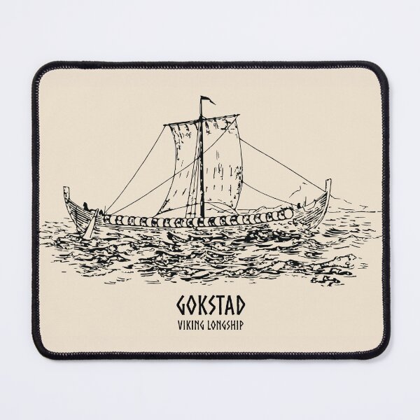Item preview, Gokstad Viking Longship designed and sold by Lakeric Cityscapes.