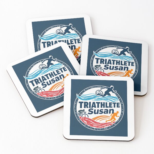 Item preview, Dynamic Triathlete Susan - Swim, Bike, Run designed and sold by Triathlongram.