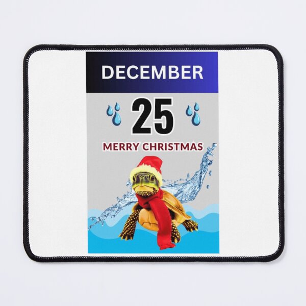 Item preview, Calendar Format of a Turtle Celebrating Christmas designed and sold by Dreamsheaven.