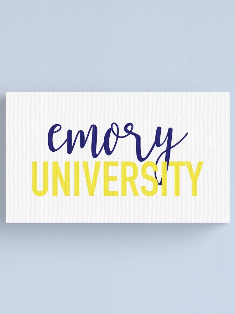 "emory university " Canvas Print by Annieyu24 Redbubble
