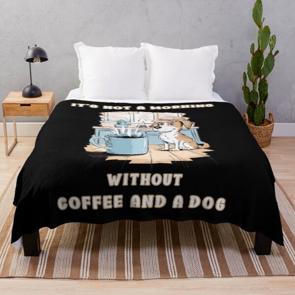 Item preview, It's not a Morning Without Coffee and a Dog designed and sold by MAZAPA.