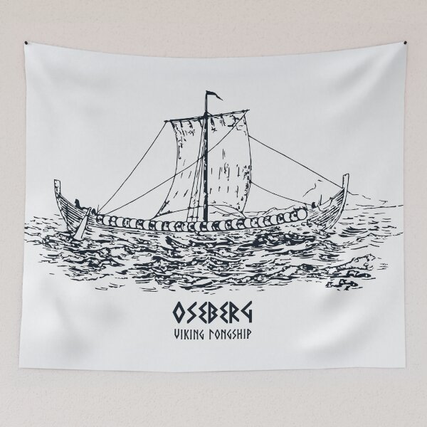 Item preview, Oseberg Viking Longship designed and sold by Lakeric Cityscapes.