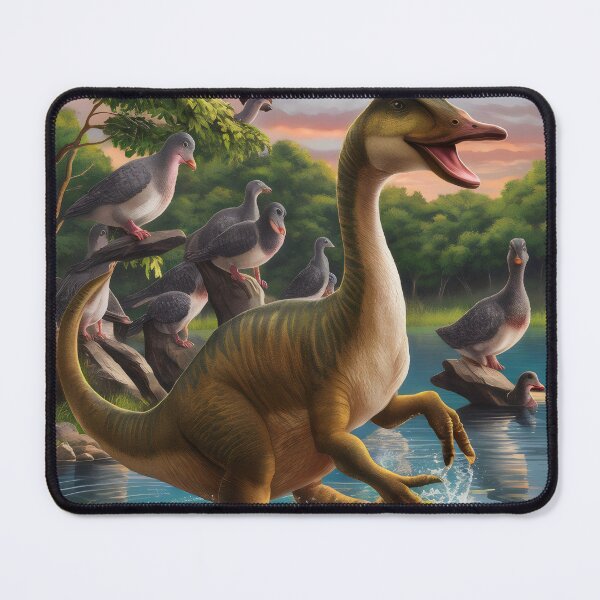 Item preview, Dinosaur among birds. designed and sold by MyHappyArtShop.