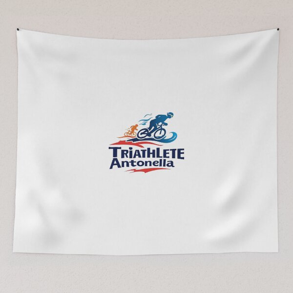 Item preview, Dynamic Triathlete Antonella - Swim, Bike, Run designed and sold by Triathlongram.