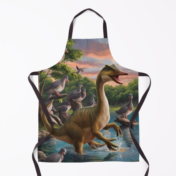 Item preview, Dinosaur among birds. designed and sold by MyHappyArtShop.