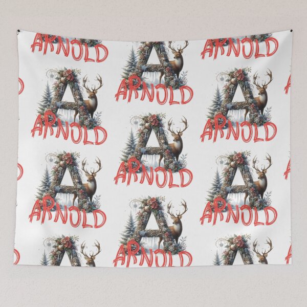 Item preview,  Name Arnold. My name is Arnold. Winter initial. designed and sold by MagelliShop.