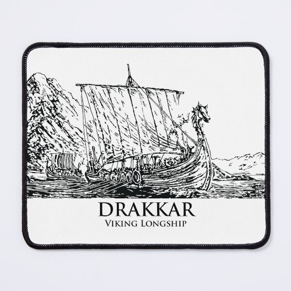 Item preview, Drakkar Viking Longship designed and sold by Lakeric Cityscapes.