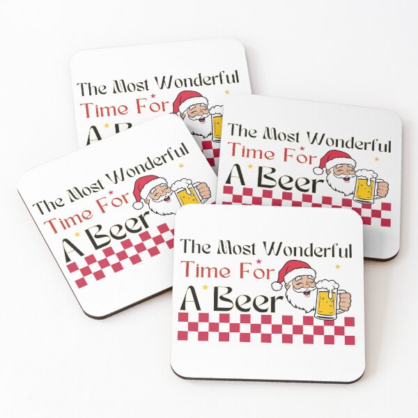 Item preview, The Most Wonderful Time For Beer SANTA Design designed and sold by Raise2Shine.