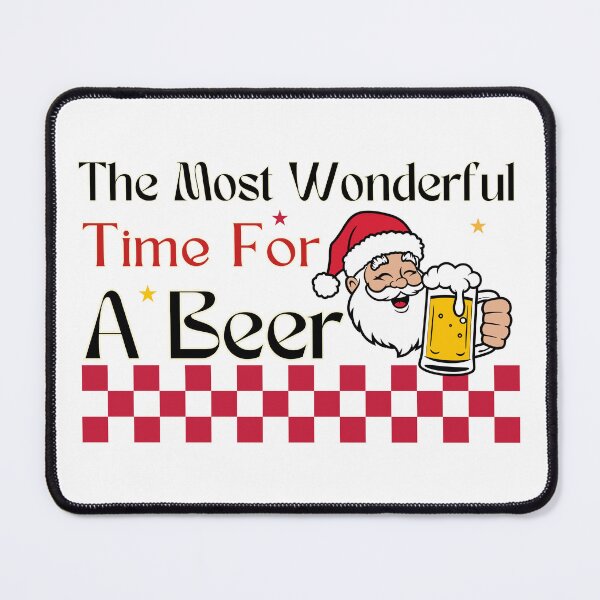 Item preview, The Most Wonderful Time For Beer SANTA Design designed and sold by Raise2Shine.