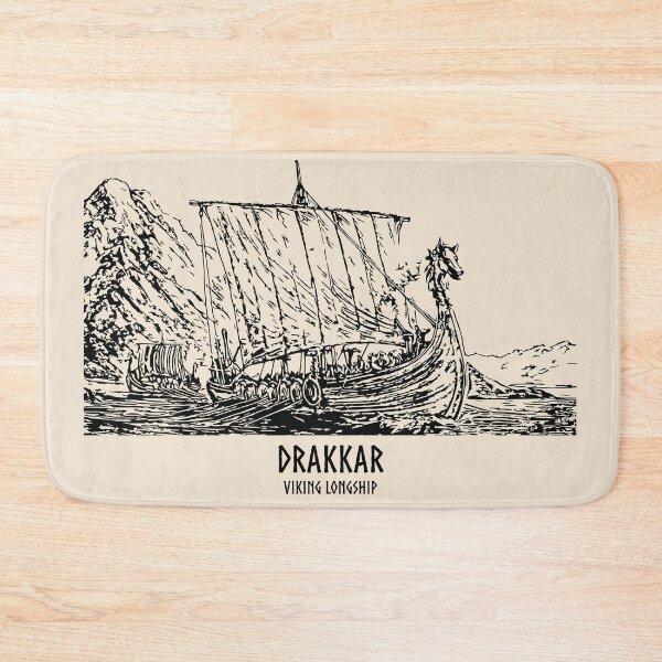 Item preview, Drakkar Viking Longship designed and sold by Lakeric Cityscapes.