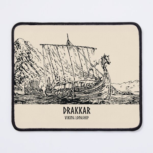 Item preview, Drakkar Viking Longship designed and sold by Lakeric Cityscapes.