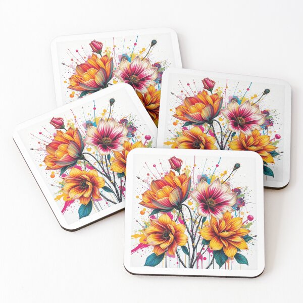 Item preview, floral bouquet wall art designed and sold by melissabeta.