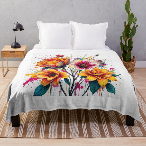 Item preview, floral bouquet wall art designed and sold by melissabeta.