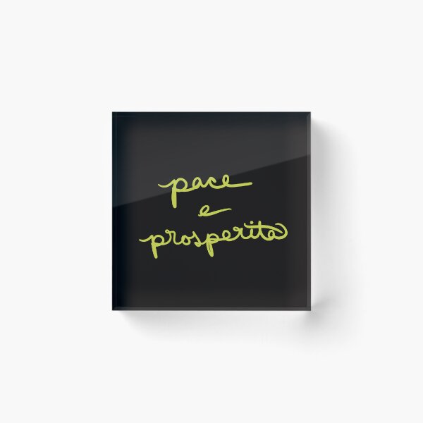 Item preview, Peace and Prosperity in Italian designed and sold by abeink.