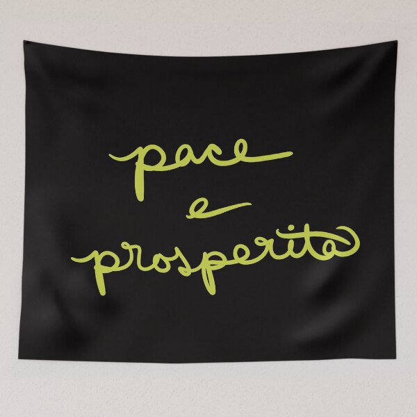 Item preview, Peace and Prosperity in Italian designed and sold by abeink.