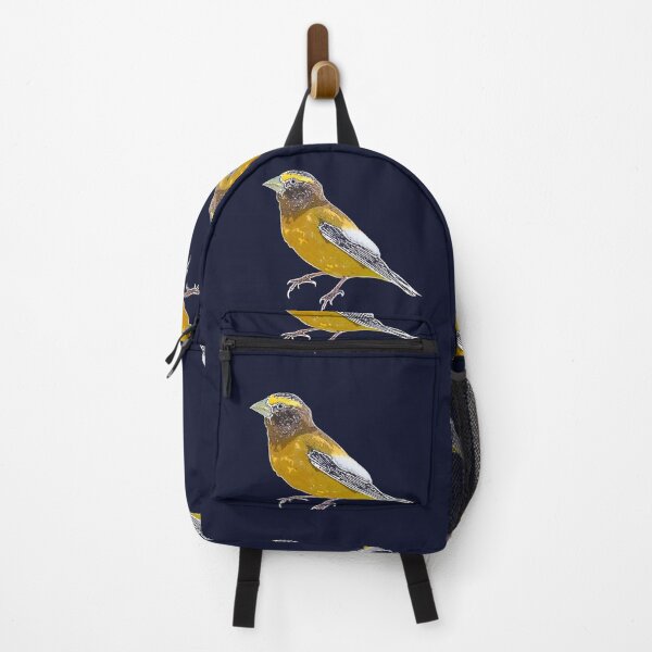 Item preview, Evening Grosbeak White Alternate Design designed and sold by designsasstultd.