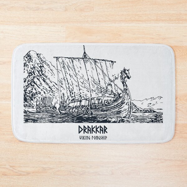 Item preview, Drakkar Viking Longship designed and sold by Lakeric Cityscapes.