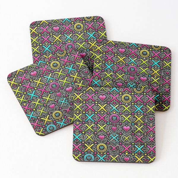 Item preview, XOX Neon Pattern  designed and sold by PuuuurfectAngel.