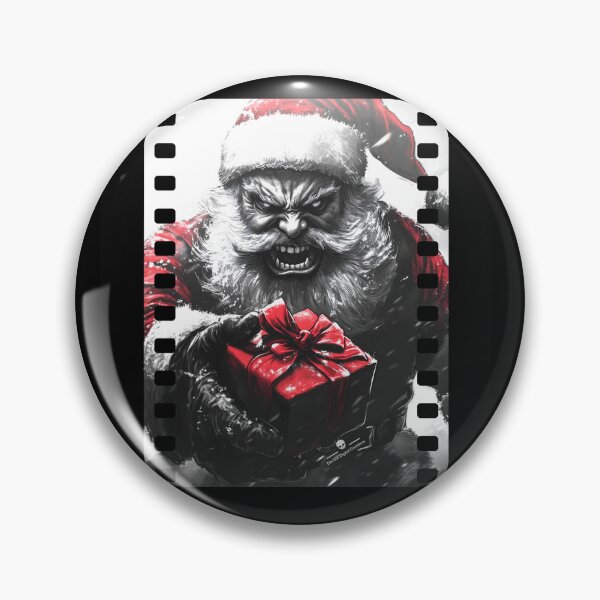 Item preview, Creepy Santa Giving a Gift - Spooky Holiday Art designed and sold by Hungry-Murphy.