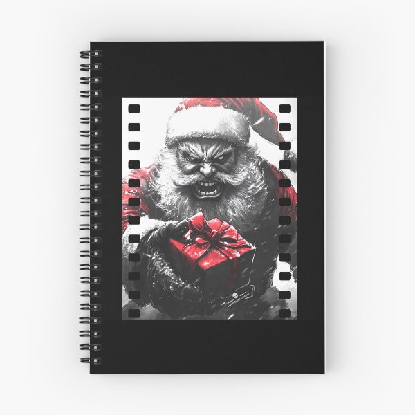 Item preview, Creepy Santa Giving a Gift - Spooky Holiday Art designed and sold by Hungry-Murphy.