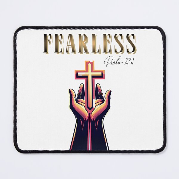 Item preview, Fearless Faith - Inspriational Psalm 27:1 designed and sold by TheMagnoliaMama.