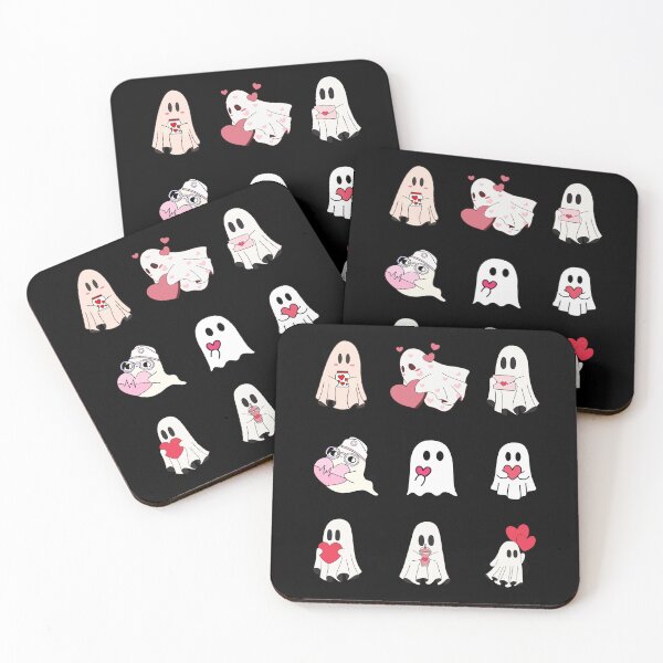 Item preview, Valentines ghosts with heart designed and sold by Mateusz Majcherek.
