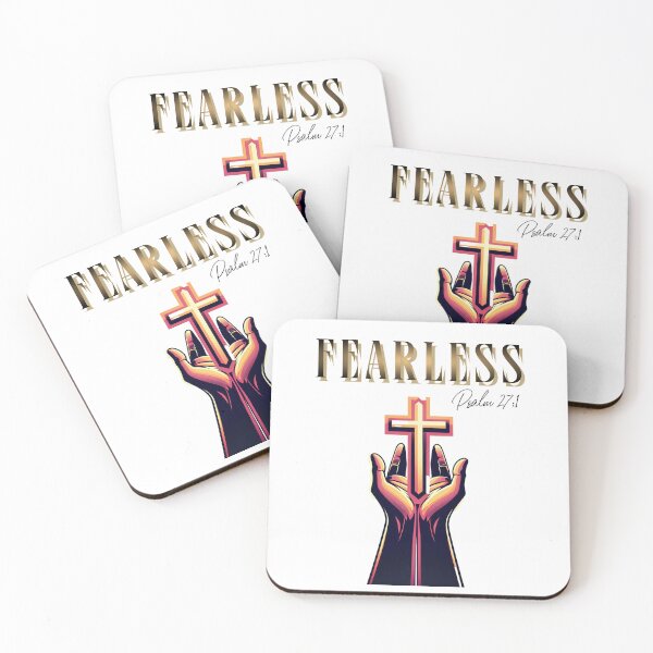 Item preview, Fearless Faith - Inspriational Psalm 27:1 designed and sold by TheMagnoliaMama.
