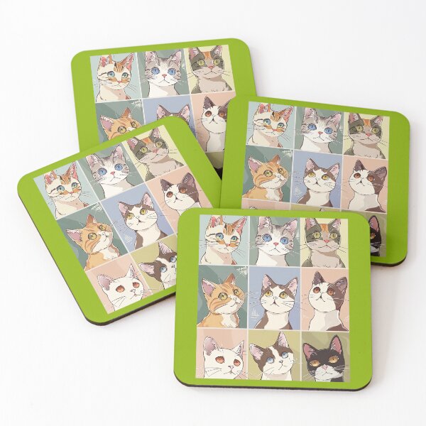 Item preview, Warhol Cats designed and sold by Pixel-Lair.