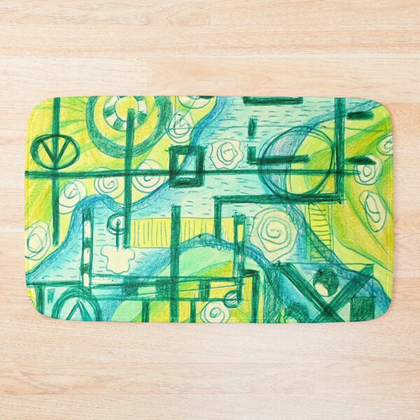 Item preview, abstract in green designed and sold by Tereza Pilar  Art.
