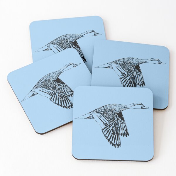 Item preview, White-cheeked Pintail Black Design  designed and sold by designsasstultd.