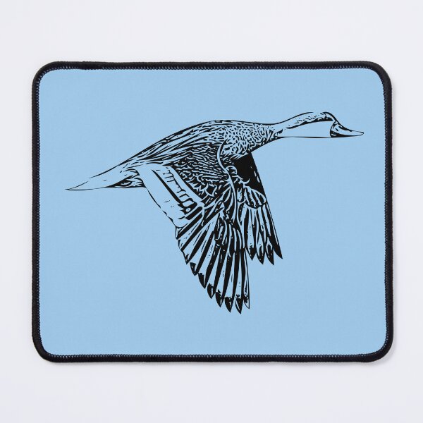 Item preview, White-cheeked Pintail Black Design designed and sold by designsasstultd.