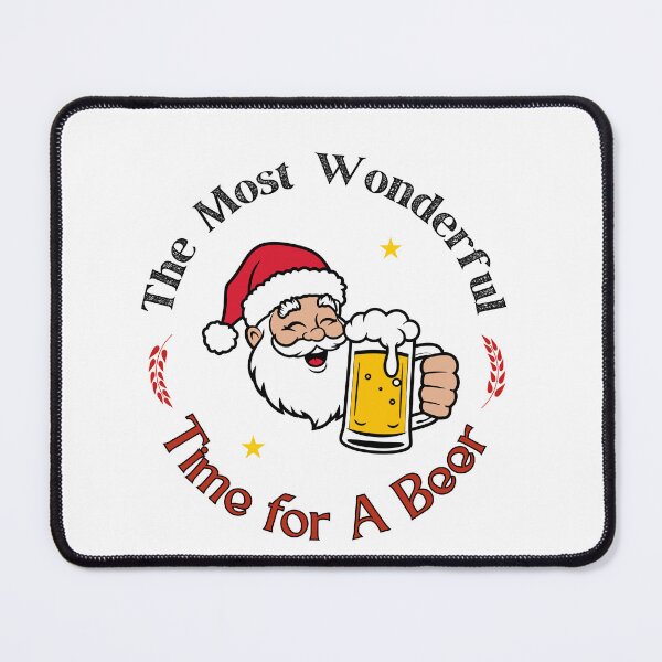 Item preview, The Most Wonderful Time For Beer SANTA Design designed and sold by Raise2Shine.