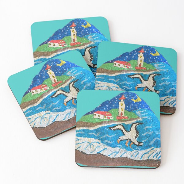 Item preview, The Gull And The Lighthouse designed and sold by pinkyjainpan.