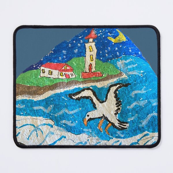 Item preview, The Gull And The Lighthouse designed and sold by pinkyjainpan.