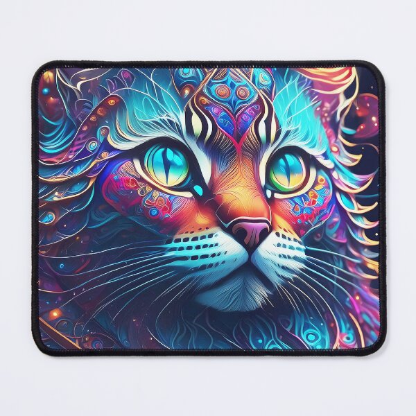 Item preview, cat mandala colors designed and sold by VisionaryMode.