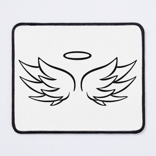 Item preview, Angel Wings with Halo designed and sold by MagnoliaLake.