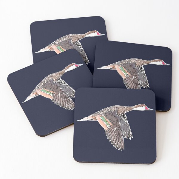 Item preview, White-cheeked Pintail White Alternate Design  designed and sold by designsasstultd.