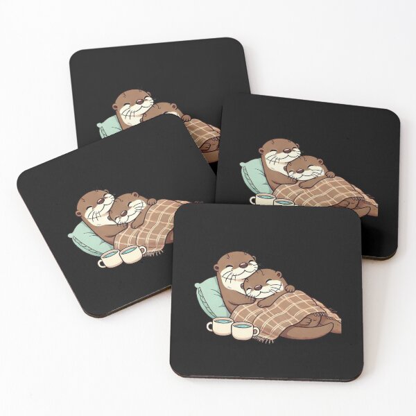 Item preview, Significant otters hugging designed and sold by Mateusz Majcherek.