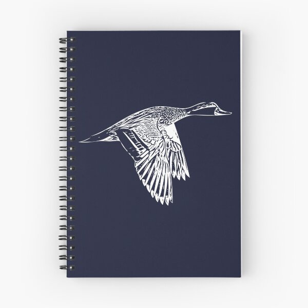 Item preview, White-cheeked Pintail White Design  designed and sold by designsasstultd.