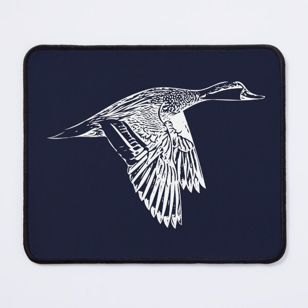 Item preview, White-cheeked Pintail White Design  designed and sold by designsasstultd.