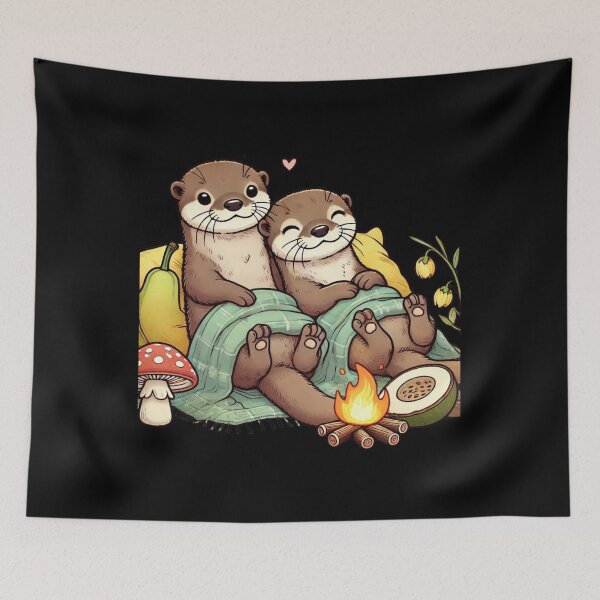 Item preview, Significant otters chilling designed and sold by Mateusz Majcherek.