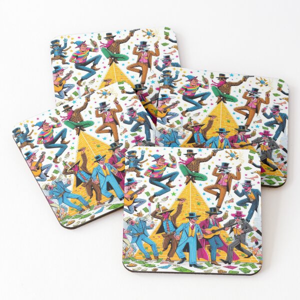 Item preview, Pyramid of Funky Drunken Robbers – Perfect Holiday Gift,Cadeau de vacances, Regalo de vacaciones, Festtagsgeschenk designed and sold by Imaginarium of Chaos falcon88 .