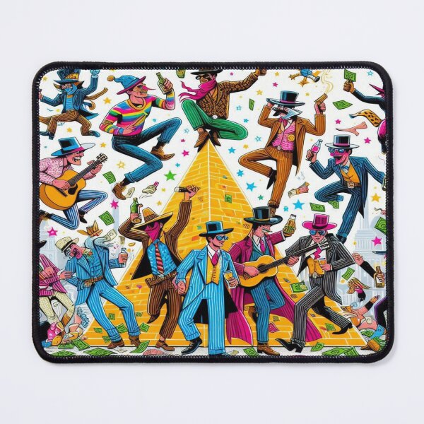 Item preview, Pyramid of Funky Drunken Robbers – Perfect Holiday Gift,Cadeau de vacances, Regalo de vacaciones, Festtagsgeschenk designed and sold by Imaginarium of Chaos falcon88 .