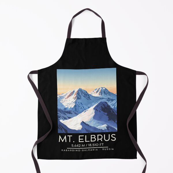 Item preview, A Vintage Illustration of Mount Elbrus - Russia  designed and sold by GoodOldVintage.
